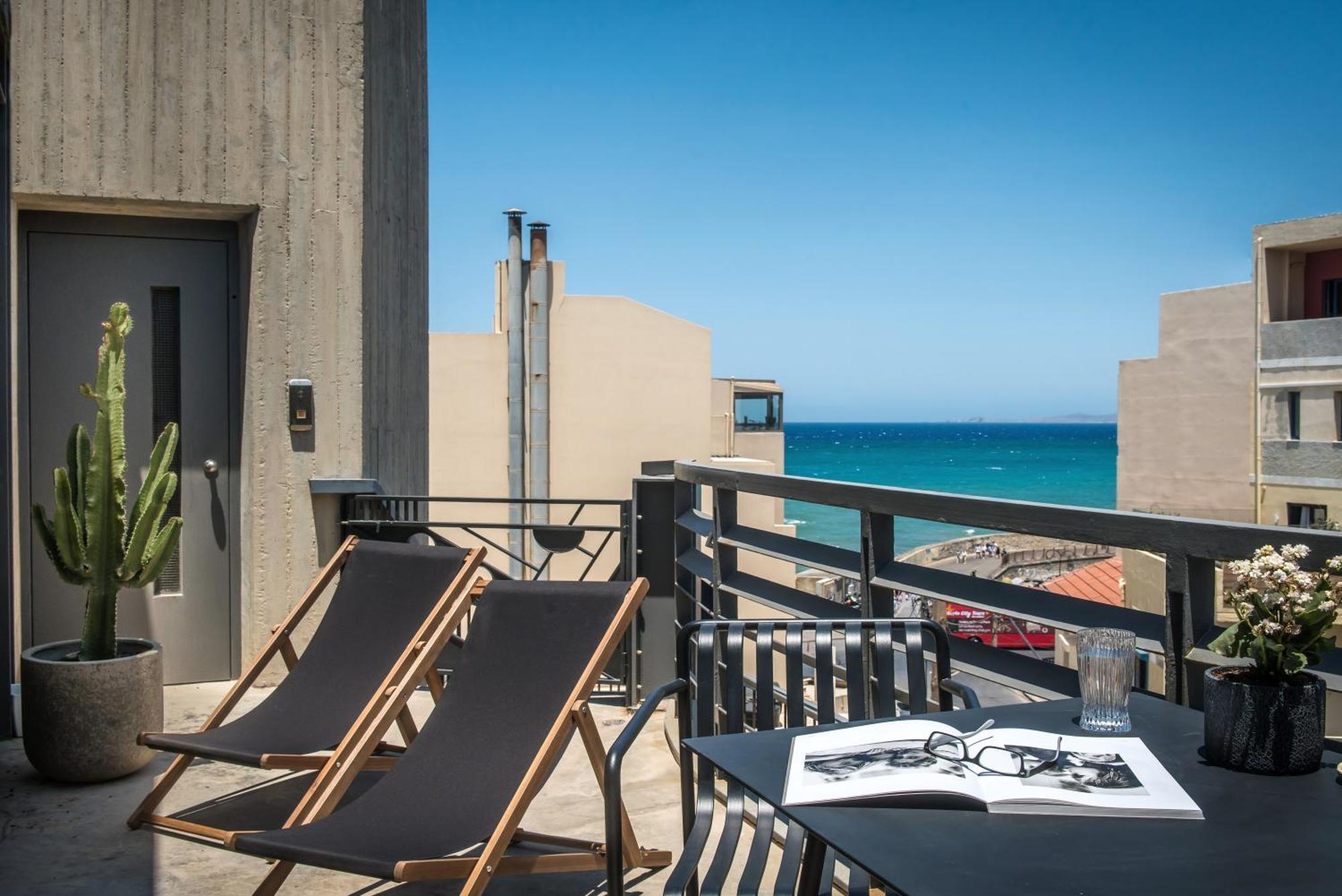 The Blossom Loft - City Center Apartment With Balcony Sea View Iraklio Eksteriør bilde